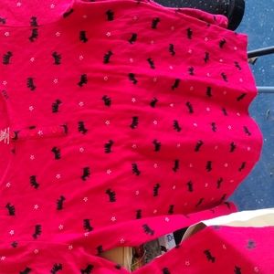 Croft and Barrow Scottie dog pajama top